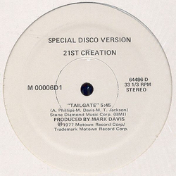 21st Creation / Eddie Kendricks Tailgate / Born Again Vinyl 12" USED