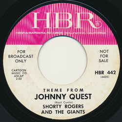 Shorty Rogers And His Giants Theme From Johnny Quest Vinyl 7" USED
