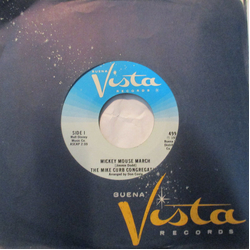 Mike Curb Congregation / Jimmie Dodd / The Mouseketeers Mickey Mouse March Vinyl 7" USED