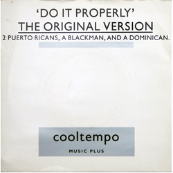 2 Puerto Ricans, A Blackman And A Dominican Do It Properly Vinyl 7" USED