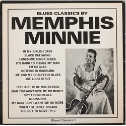 Memphis Minnie Blues Classics By Memphis Minnie Vinyl LP USED