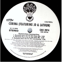 Corina / Jermaine Dupri / Lathun / Big Ace Summertime Summertime Vinyl 12" USED