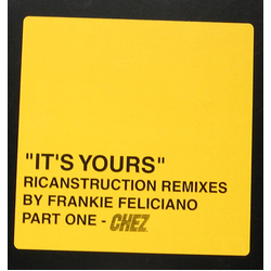 Jon Cutler / E-Man It's Yours (Frankie Feliciano Remixes Pt. 1) Vinyl 12" USED