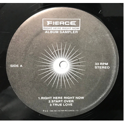 Fierce (2) Right Here Right Now (Album Sampler) Vinyl 12" USED