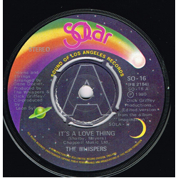 The Whispers It's A Love Thing Vinyl 7" USED
