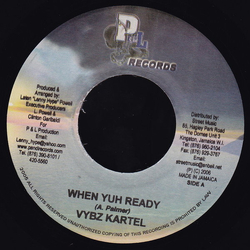 Vybz Kartel When Yuh Ready Vinyl 7" USED