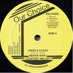 Beenie Man / Courtney Melody / Unknown Artist Criss & Clean / Gi Mi De Loving Vinyl 12" USED