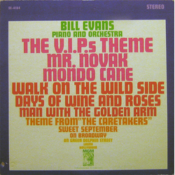 Bill Evans Piano And Orchestra - The V.I.P.s Theme (And Other Great Songs) Vinyl LP USED