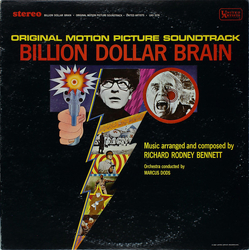 Richard Rodney Bennett Billion Dollar Brain (Original Motion Picture Soundtrack) Vinyl LP USED