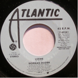 Norman Dozier Uzeme Vinyl 7" USED