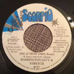 Barrington Levy / Stretch (16) She Is Mine Vinyl 7" USED