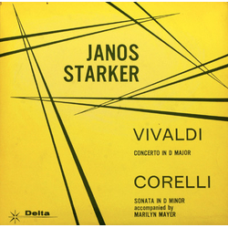 Janos Starker / Marilyn Mayer Starker Plays Corelli & Vivaldi Vinyl 7" USED