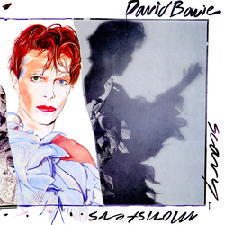 David Bowie Scary Monsters Vinyl LP USED
