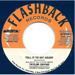 Taylor Dayne Tell It To My Heart / Prove Your Love Vinyl 7" USED