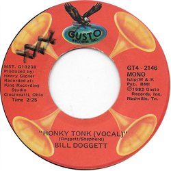 Bill Doggett Honky Tonk / Tanya Vinyl 7" USED