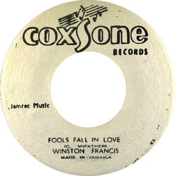 Winston Francis Fools Fall In Love USED VINYL 7INCH SINGLE 45 RPM