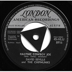 David Seville / The Chipmunks Ragtime Cowboy Joe USED VINYL 7INCH 45 RPM