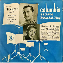 Giacomo Puccini / Orchestra Del Teatro Alla Scala / Giuseppe di Stefano / Maria Meneghini-Callas "Tosca" Excerpt From Act 3 Vinyl USED