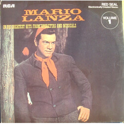 Mario Lanza In His Greatest Hits From Operettas And Musicals Volume 1 Vinyl LP USED