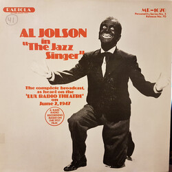 Al Jolson The Jazz Singer Vinyl LP USED