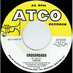 Cream (2) Crossroads / Passing The Time Vinyl 7" USED
