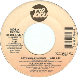 Alexander O'Neal Love Makes No Sense Vinyl 7" USED