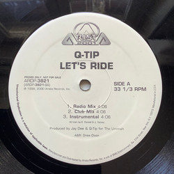 Q-Tip Let's Ride Vinyl 12" USED