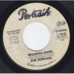 Zim Zemarel Walking Home USED VINYL 7INCH 45 RPM PROMO
