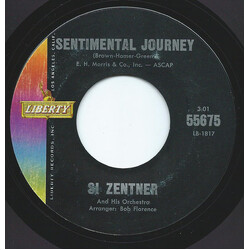 Si Zentner And His Orchestra Sentimental Journey USED VINYL 7INCH 45 RPM