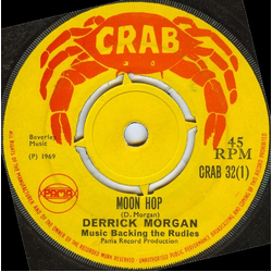 Derrick Morgan / Reggaeites Moon Hop / Harris Wheel Vinyl 7" USED