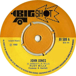 Rudy Mills John Jones Vinyl 7" USED