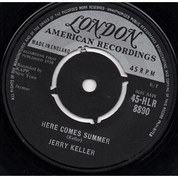Jerry Keller Here Comes Summer Vinyl 7" USED