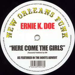 Ernie K-Doe Here Come The Girls Vinyl 12" USED