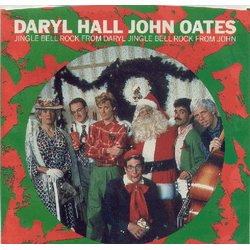 Daryl Hall & John Oates Jingle Bell Rock Vinyl 7" USED
