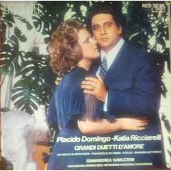 Placido Domingo / Katia Ricciarelli / Gianandrea Gavazzeni / Orchestra dell'Accademia Nazionale di Santa Cecilia Grandi Duetti D'Amore Vinyl LP USED