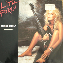 Lita Ford Kiss Me Deadly Vinyl 12" USED