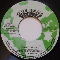 Jimmy Cliff / Capleton / Bounty Killer Humanitarian USED VINYL 7INCH 45 RPM