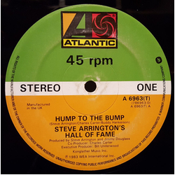 Steve Arrington's Hall Of Fame Hump To The Bump Vinyl 12" USED