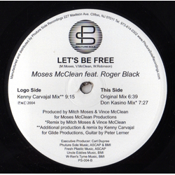 Moses McClean / Roger Black Let's Be Free Vinyl 12" USED