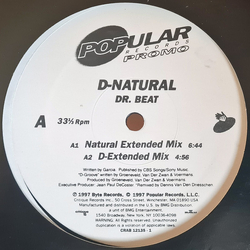 D-Natural Dr. Beat Vinyl 12" USED