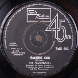 Commodores Machine Gun Vinyl 7" USED