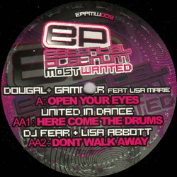 Dougal & Gammer / Lisa Marie (2) / United In Dance / DJ Fear / Lisa Abbott Open Your Eyes / Here Come The Drums / Don't Walk Away Vinyl 12" USED