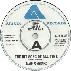 David Pomeranz The Hit Song Of All Time Vinyl 7" USED