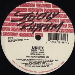 Unity (10) Work It Out Vinyl 12" USED