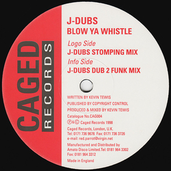 J-Dubs Blow Ya Whistle Vinyl 12" USED