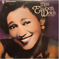 Elisabeth Welch Miss Elisabeth Welch 1933-1940 Vinyl LP USED