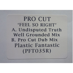 Pro Cut Feel So Right (Disc Two) Vinyl 12" USED