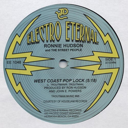 Ronnie Hudson & The Street People / Dr. Dre / The Unknown DJ West Coast Pop Lock / Scratchin' 100 Speakers Vinyl 12" USED