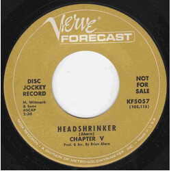 Chapter V (2) Headshrinker USED VINYL 7INCH 45 RPM SINGLE PROMO