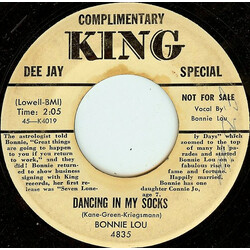 Bonnie Lou Dancing In My Socks USED VINYL 7INCH 45 RPM PROMO